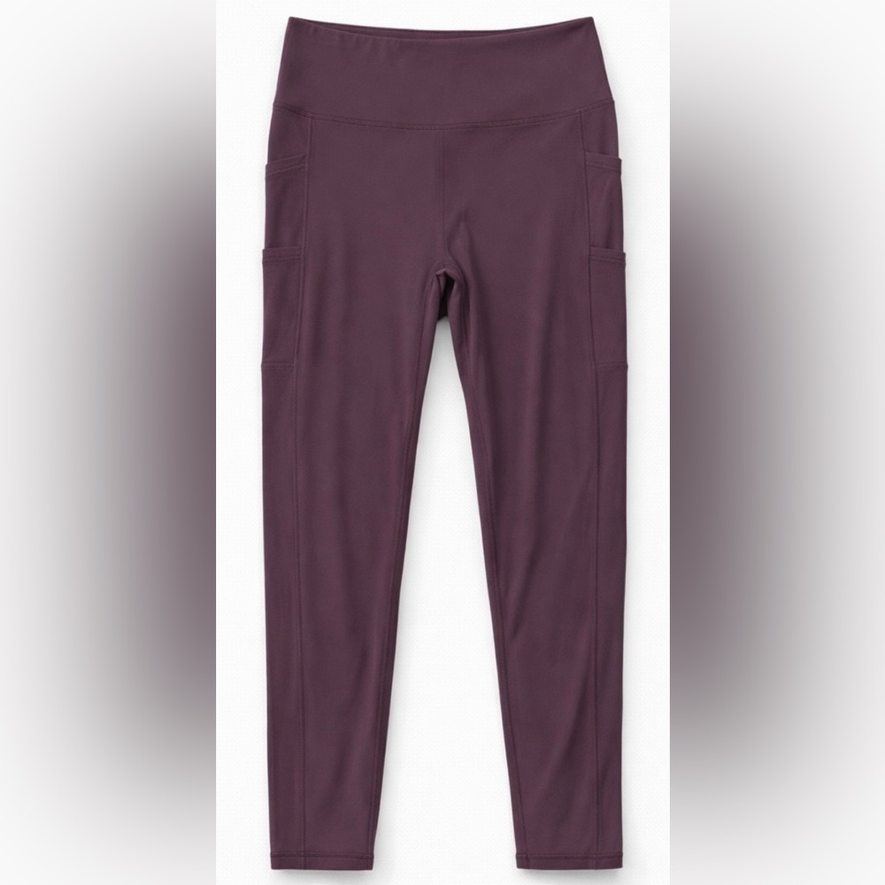Halara Plum High Waisted Pocket Leggings Size M